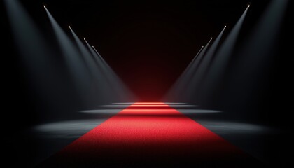 Glitzy Event Sparkling With Camera Flashes: A Stylish Red Carpet Affair Lit Up By Paparazzi Photographs And Celebrity Glamour