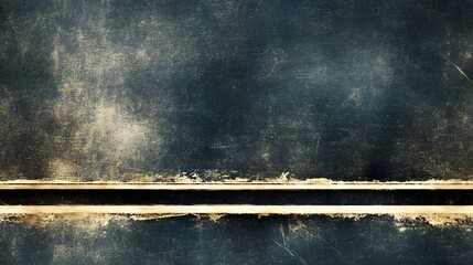 Dark aged surface featuring a horizontal weathered line separating two textured areas