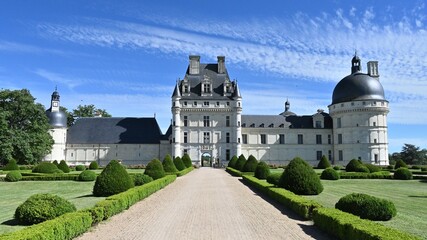 View of a castle in the french Loire Valley © alain36100