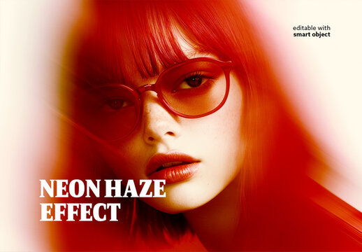 Neon Haze Photo Effect