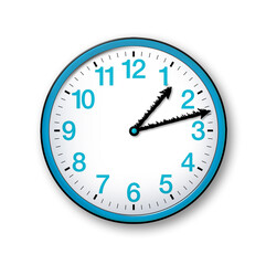 The hands of a clock flutter in the wind.