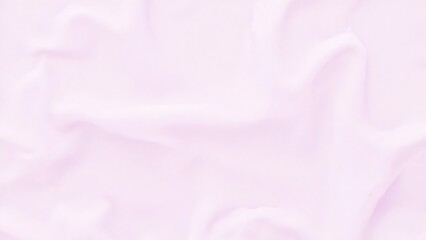 Soft pastel pink fabric elegantly draped creating delicate waves and folds.