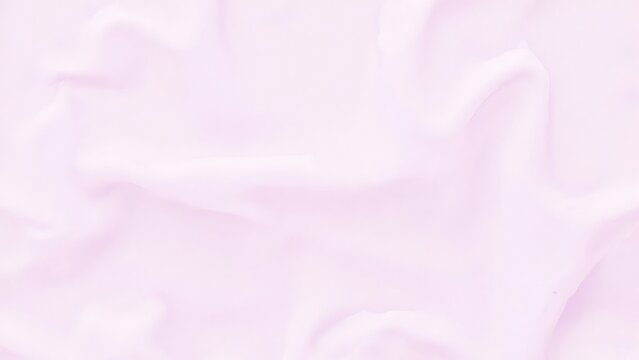 Soft pastel pink fabric elegantly draped creating delicate waves and folds.