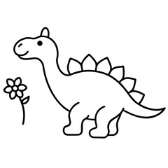 stegosaurus vector 