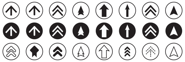 Arrows big black set icons. Arrow icon. Arrow vector collection. Arrow. Cursor. Modern simple arrows. Vector illustration. Variety arrow vector collections. Print swipe up icon button. Scroll arrow up