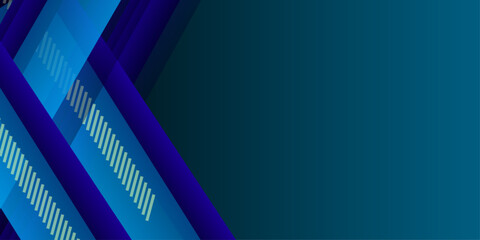 Dark blue background with abstract graphic elements for presentation background design. geometric shape, copy space for design. Line triangle 3d. Noise grain mesh. Gradient. Vector illustration .