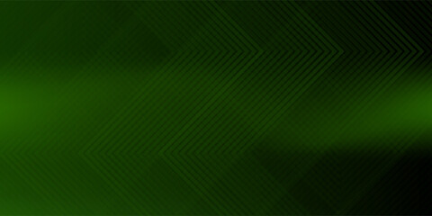 Green neon glowing arrows technology abstract background. Futuristic laser graphic vector design