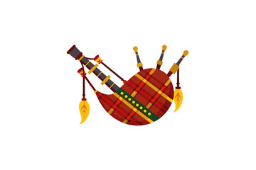 bagpipe design vector