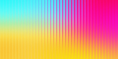 Vibrant gradient background with smooth transition from cyan to pink and yellow