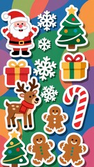 Fototapeta premium christmas with gingerbread and gifts 