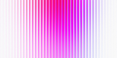 Vibrant gradient stripes in pink and purple tones centered on a smooth white background