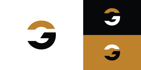 Strong and Unique letter G initials logo design