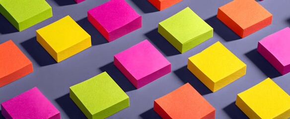 The second monday covered in bright sticky notes and helpful reminders