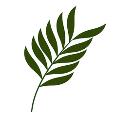 Green leaf icons