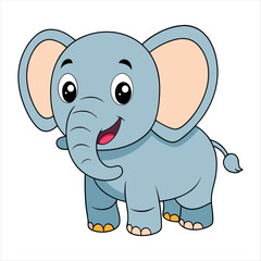 Elephant cartoon animal illustration