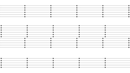 Seamless Blank Guitar Tablature Template or Background