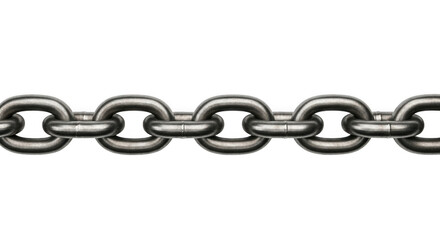Chain metal links industrial strength connection secured industrial metal