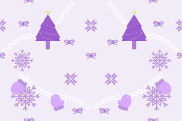 Seamless Christmas card with stars, trees and snowflakes. love Xmas wallpapers ,design illustration for woven textile printing, xmas, ribbon, cute gloves, picture books, New Year's gift wrapping paper