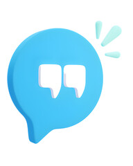 Fototapeta premium Creative Quote Bubble Illustration, Digital Art, Modern Design, Vibrant Background