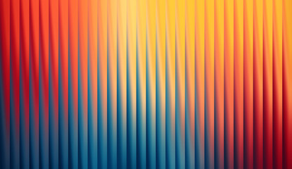 An abstract and vibrant illustration with vertical lines of colorful gradient hues