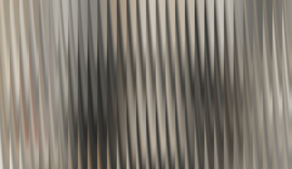 Obraz premium Neutral metallic beige grey gradient abstract striped pattern