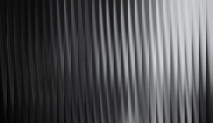 Fototapeta premium Black and white wavy striped abstract metallic texture