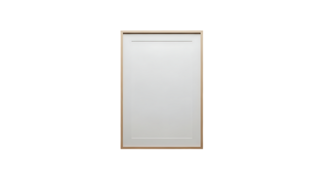 A tall narrow minimalist white door with a subtle wood grain texture stands against a stark black background emphasizing its clean lines and simple design