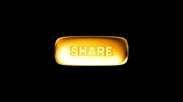 Orange Crystal Alert Notification Button for Social Media
