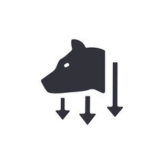 Animal Welfare Icon With Arrows Showing Compassionate