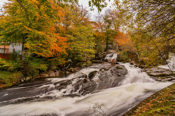 Autumn in Snowdonia National park North wales