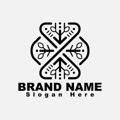 Dna leaf logo design inspirations