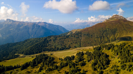 Gentle ridges and tree islands, high pasture