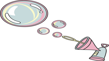 Bubbles of Joy: Playful soap bubbles float and shimmer, symbolizing the ephemeral beauty of childhood and imagination.