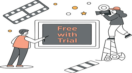 business man with a tablet pc