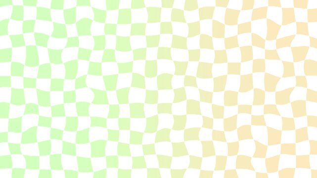 Light green and yellow checkerboard animated background in 4k	