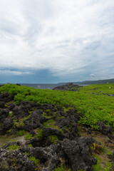 Paysage de Cape Hedo &agrave; Okinawa au Japon