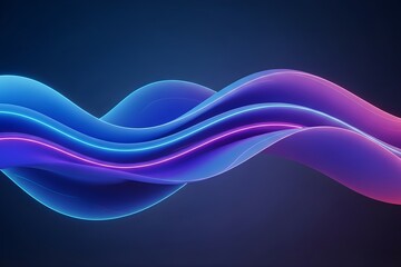 Futuristic 3D Wavy Shapes – Neon Windows 11 Style Ultra-Realistic 4K Wallpaper