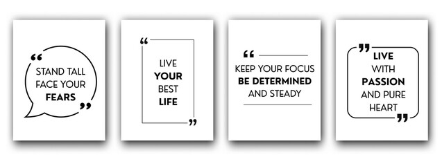 Quote set on self-improvement