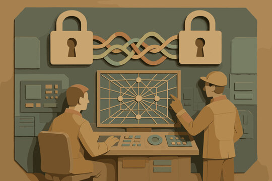 Surfaces fusion emojis style futurism vector quantum augmented captions shapes icon security