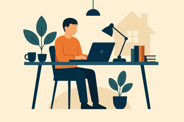 Any harmony no laptop minimalism icon captions remote vector cup work punctuation