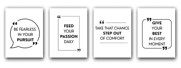 Inspirational quote poster