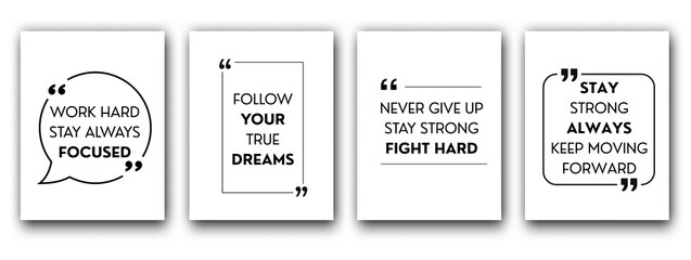 Inspirational quote poster