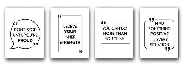 Inspirational quote poster