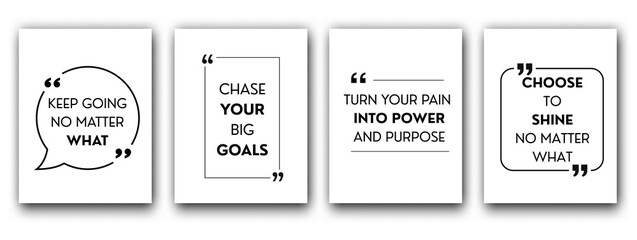 Inspirational quote poster