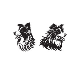 Black and White Border Collie Silhouette Vector

Border Collie set Dog Outline Illustration

Minimal Border Collie Silhouette Set