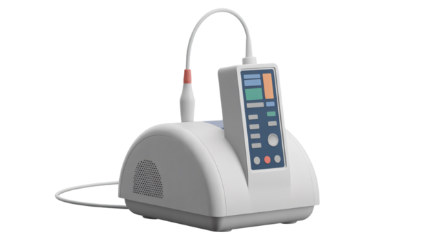 Advanced ultrasound diagnostic device for medical imaging and patient care, showcasing modern technology and precision healthcare tools.