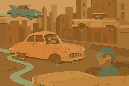 Icon fusion numbers vector chrome no colors negative neon cars captions geometric