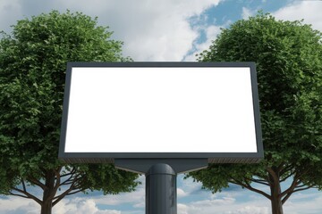 Billboard mockup template outdoor advertising space display promotion