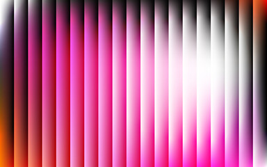 Vibrant vertical stripes of pink purple and white light
