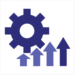 improvement icons. simple colored vector illustration